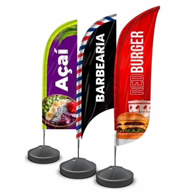 Wind banner personalizado para divulgar sua loja - Foto 2