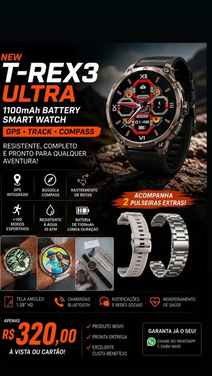 Smartwatch T-Rex3 Ultra 