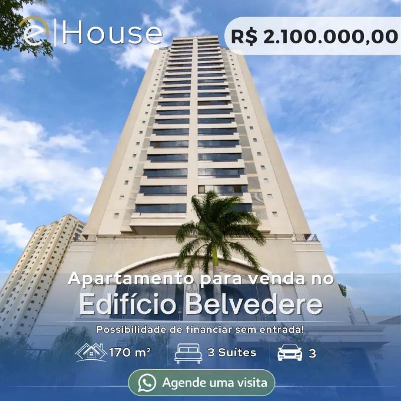 Edifício Belvedere - Apartamento 3 suítes, 170 m² por R$ 2.100.000