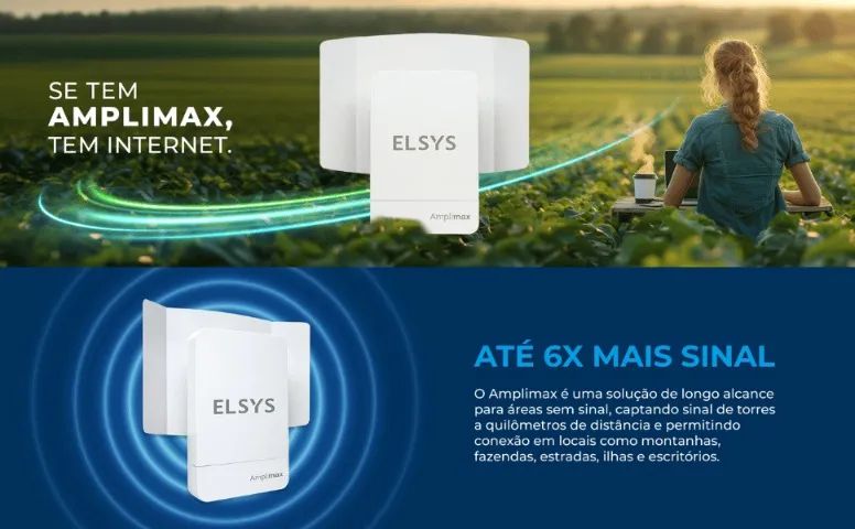 Link 4G Elsys, Amplimax, Elsys, Branco- com defeito