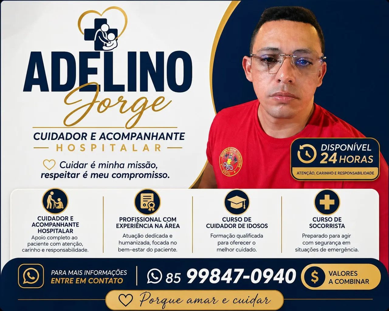 Cuidador de idosos.