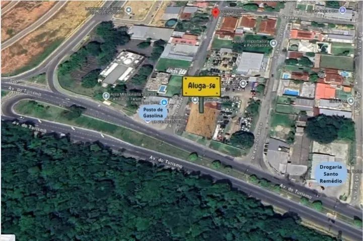 Terreno para locação na Av. do Turismo (Imóvel de Esquina)