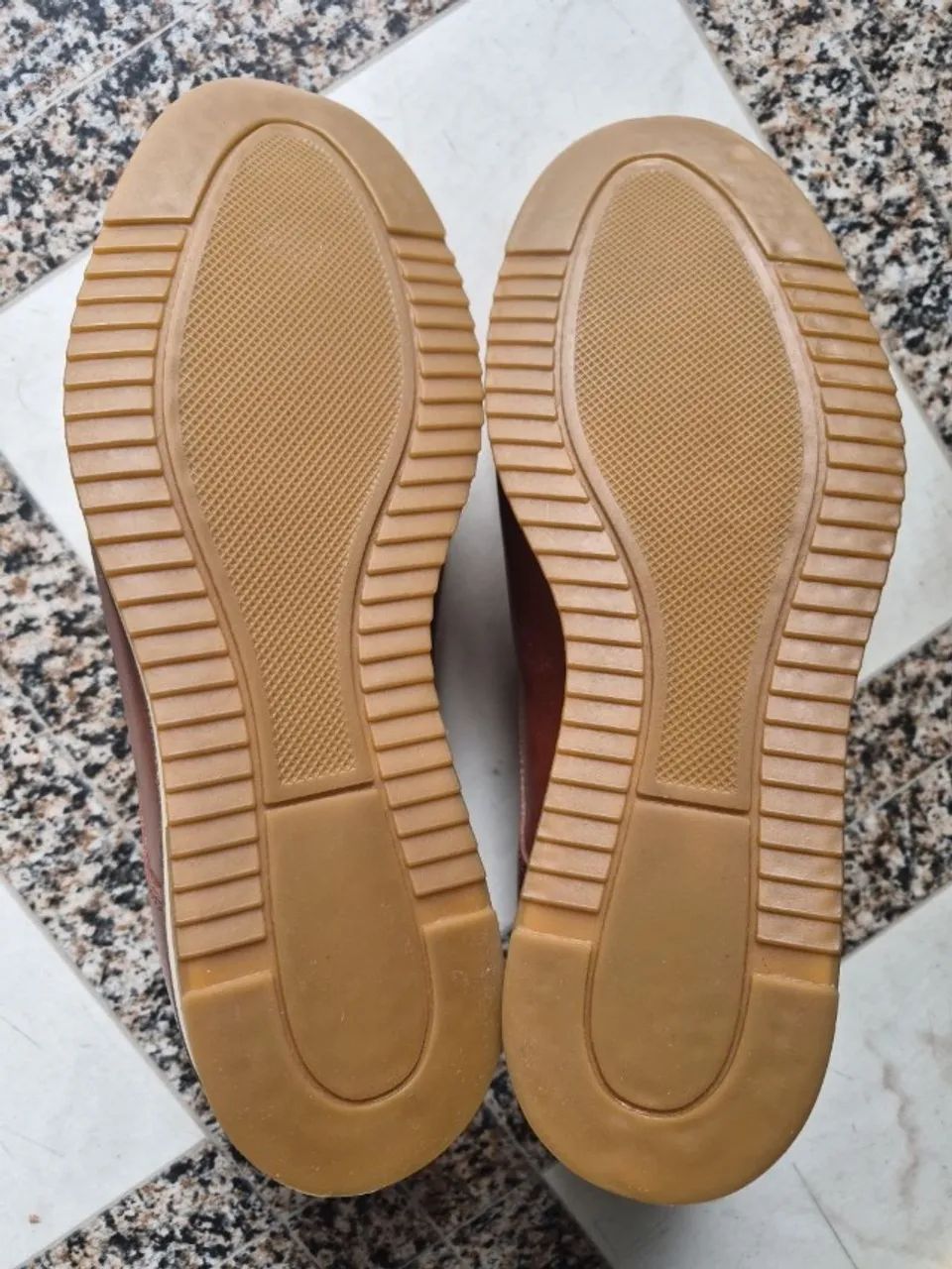 Sapato Couro MocFlex Cor Caramelo 37/38 - Foto 2