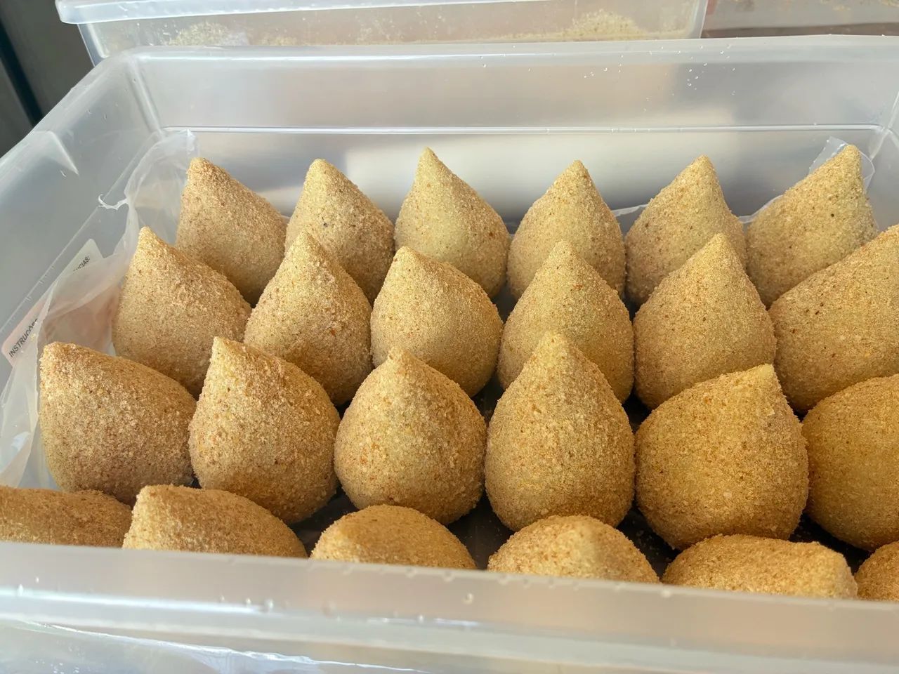 Salgados congelados