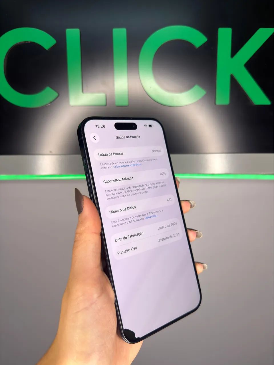 iPhone 15 Pro Max 256gb - Loja Física - Parcelo em até 18x - Foto 4