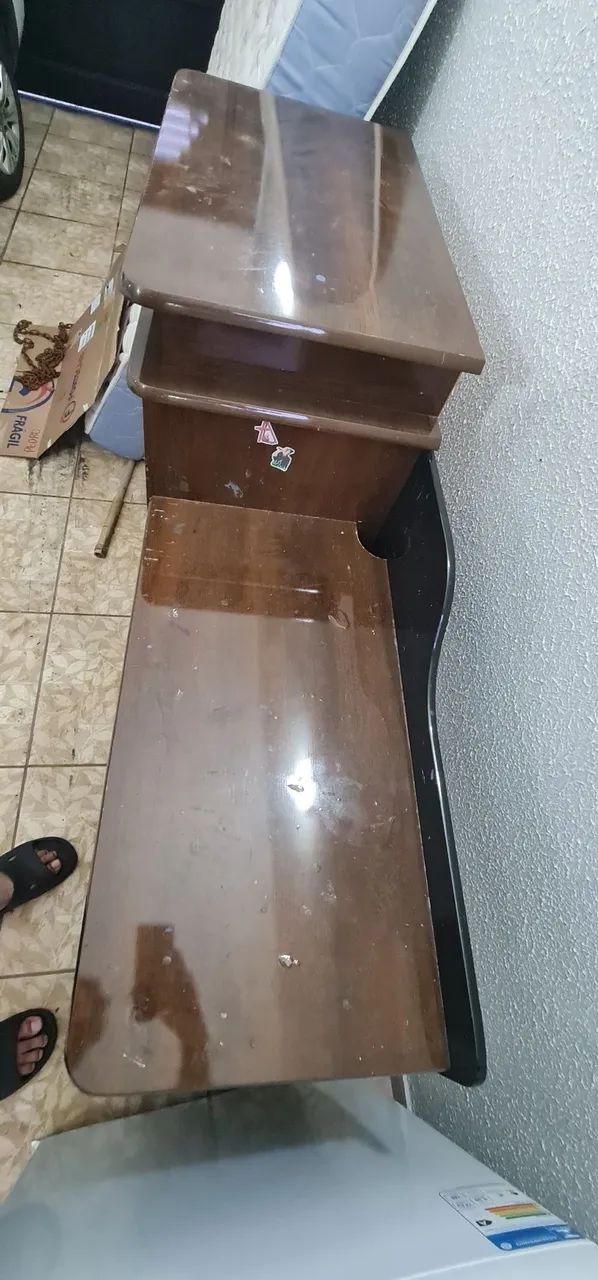 Cômoda com Escrivaninha Multifuncional - Usada - Foto 2