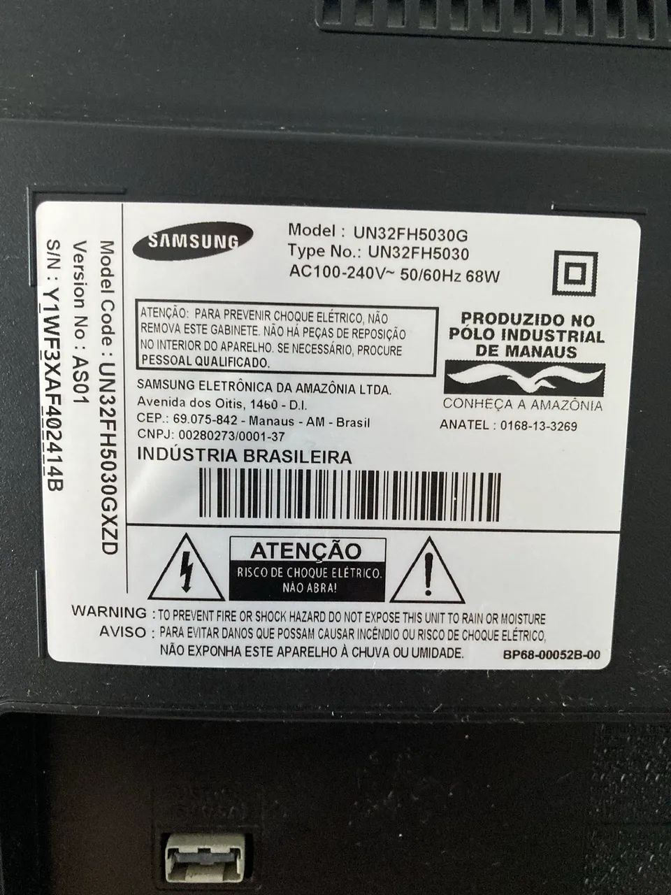 TV Samsung 32? modelo UN32FH5030GXZD - Foto 3