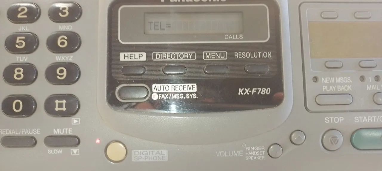 Telefone Fax Panasonic KX-F780 perfeito. - Foto 4