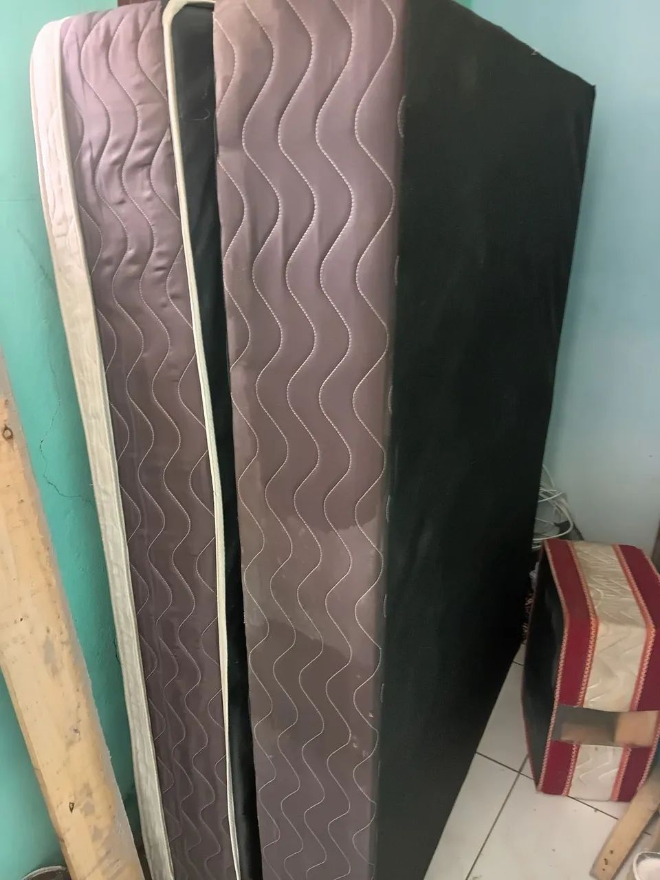 Vendo uma cama boxe semi nova - Foto 5