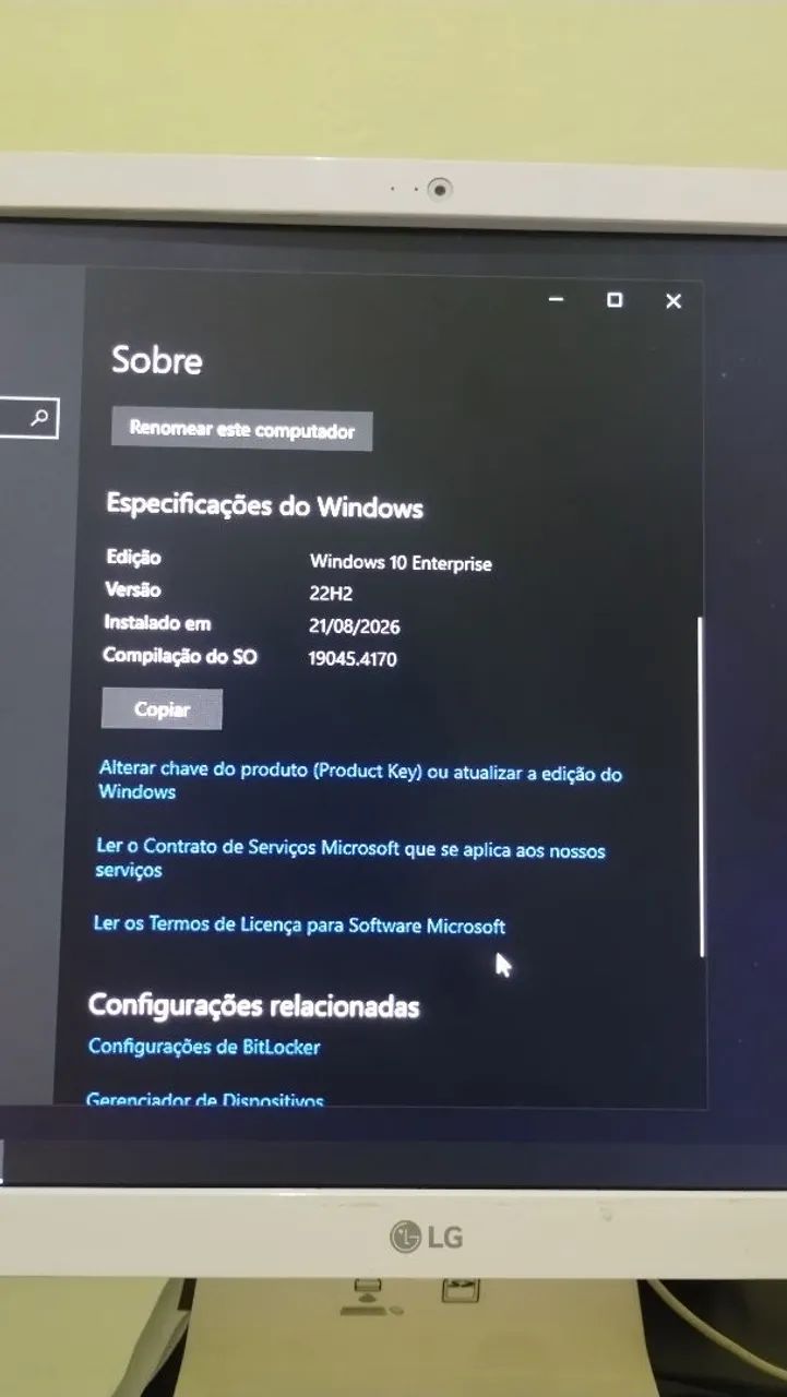 COMPUTADOR All in One LG COMPLETO - 600 REAIS - Foto 3