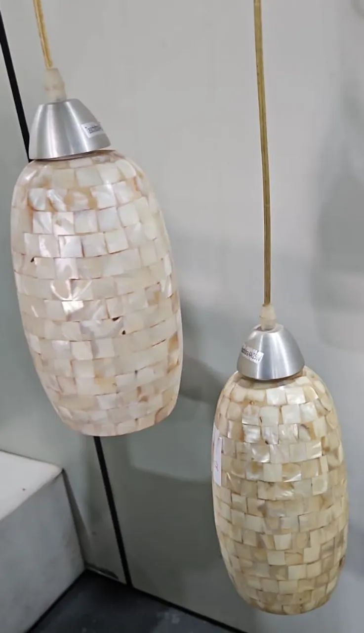 Luminária pendente dupla