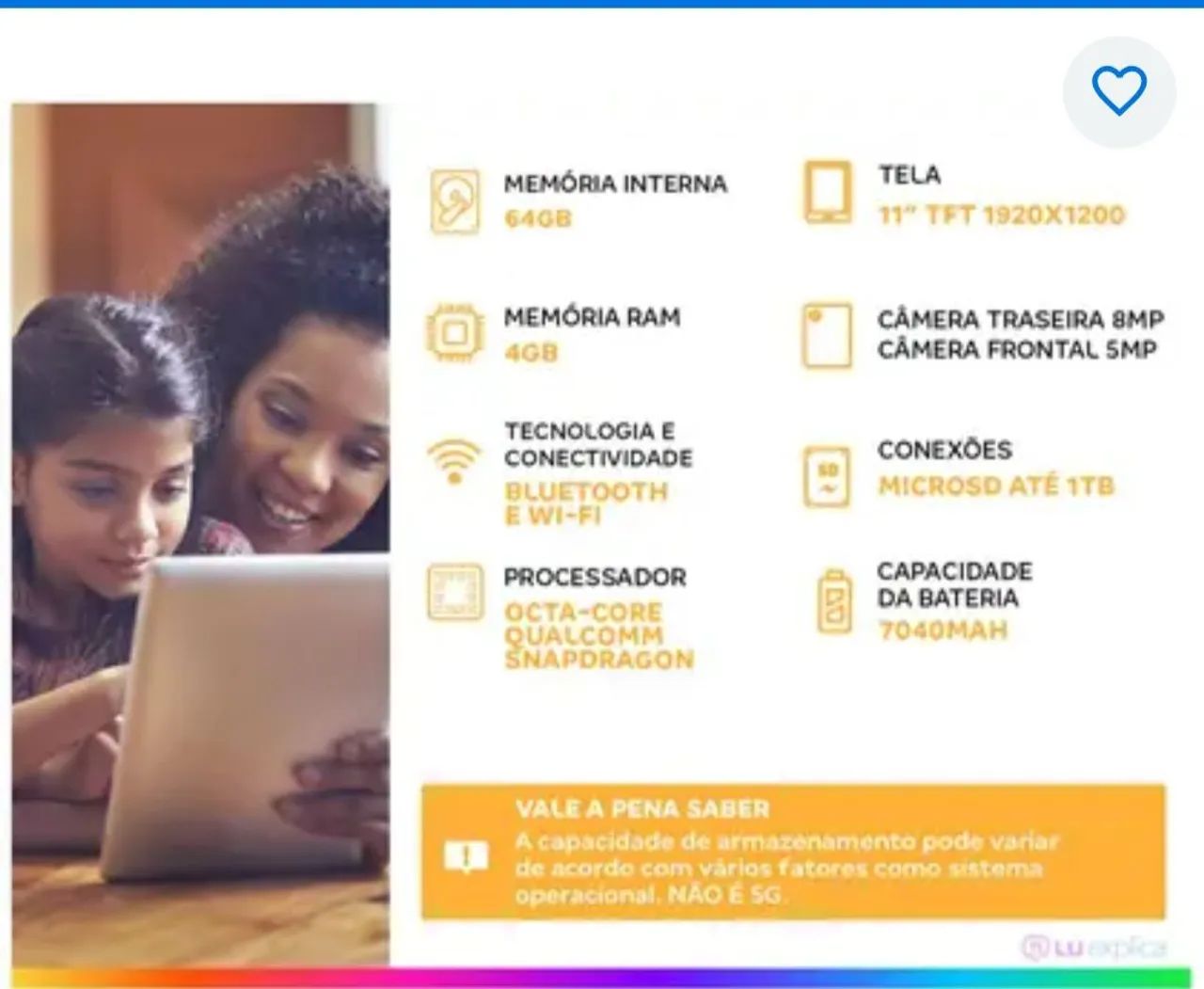 Tablet Samsung A9+ 11 polegadas - Foto 5