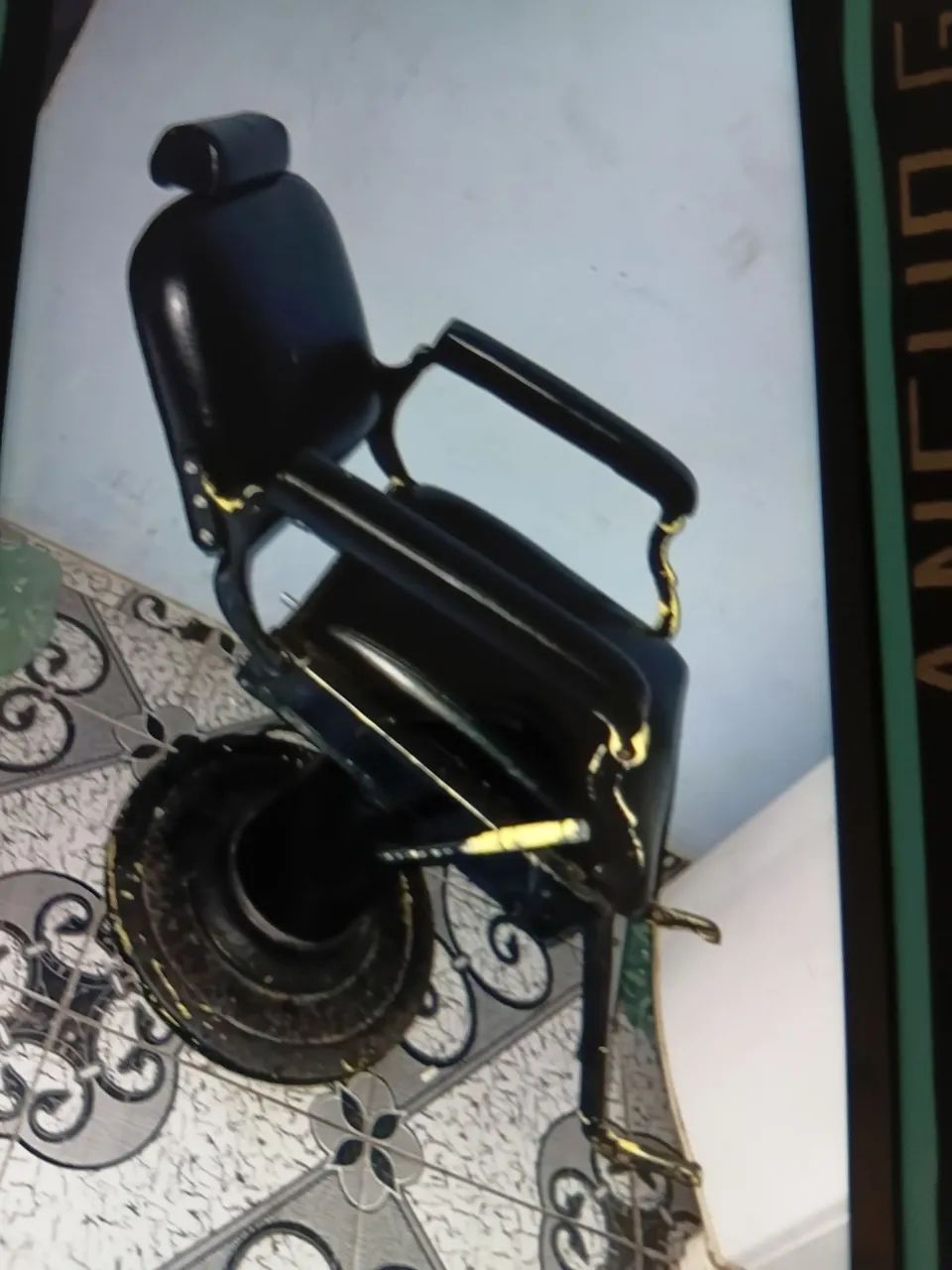 Cadeira de salão barbearia 