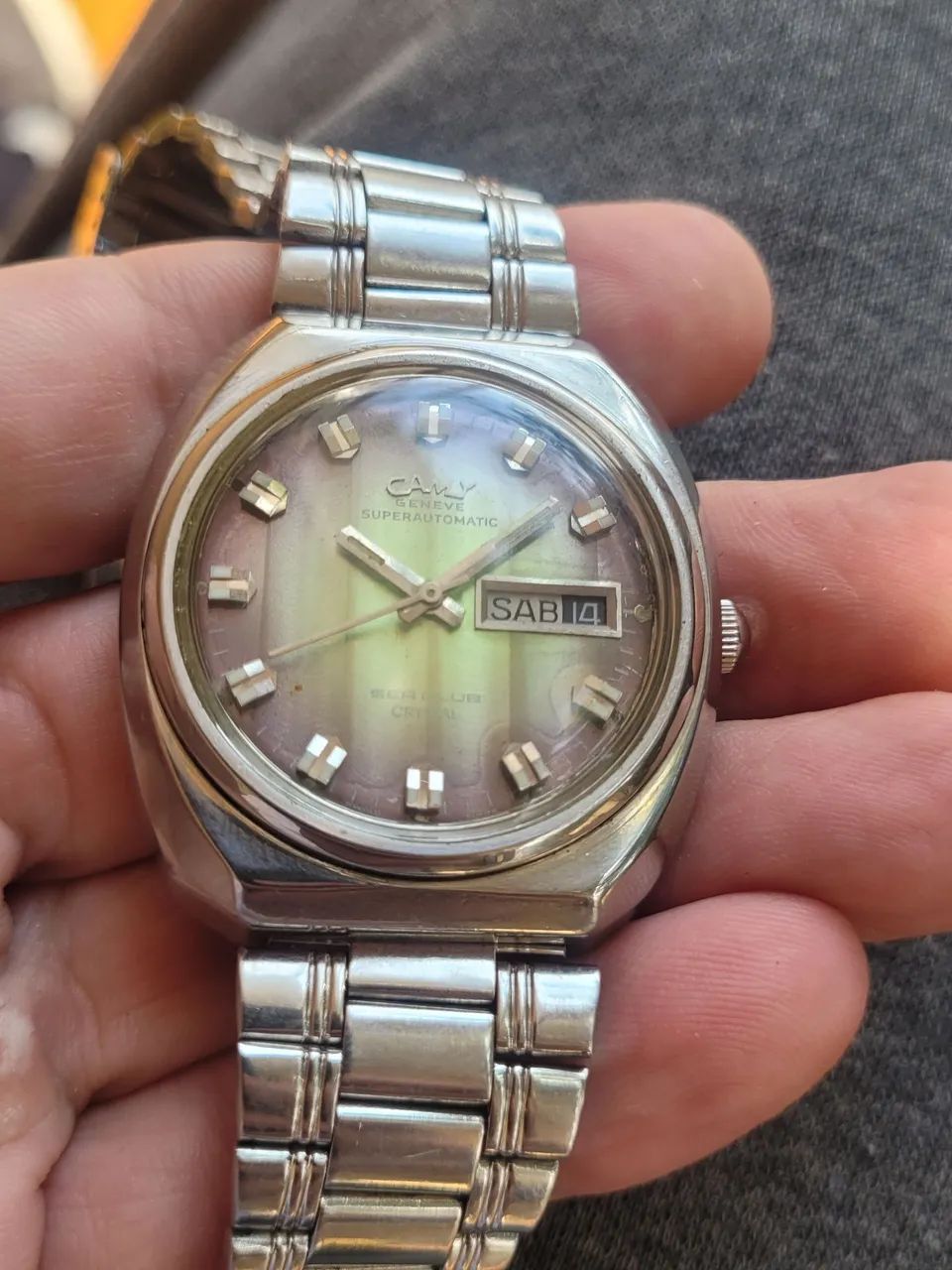 Relógio camy automático swiss/ CONFIRA VINTAGE 