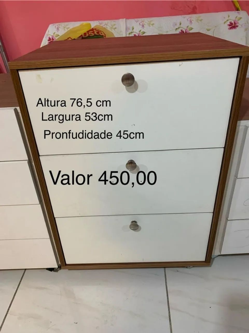 Gaveteiro novo