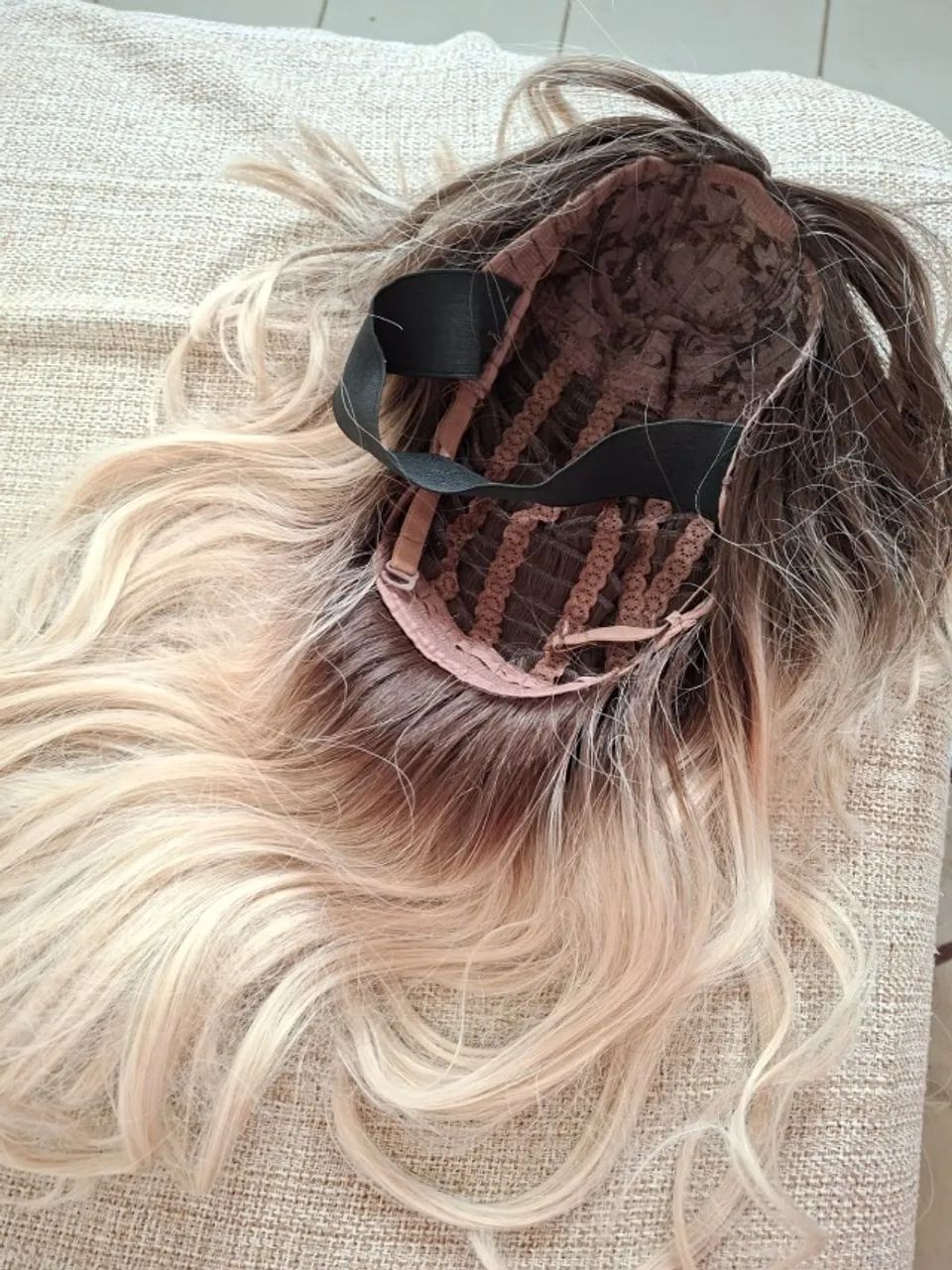 Peruca Wig loira  - Foto 3