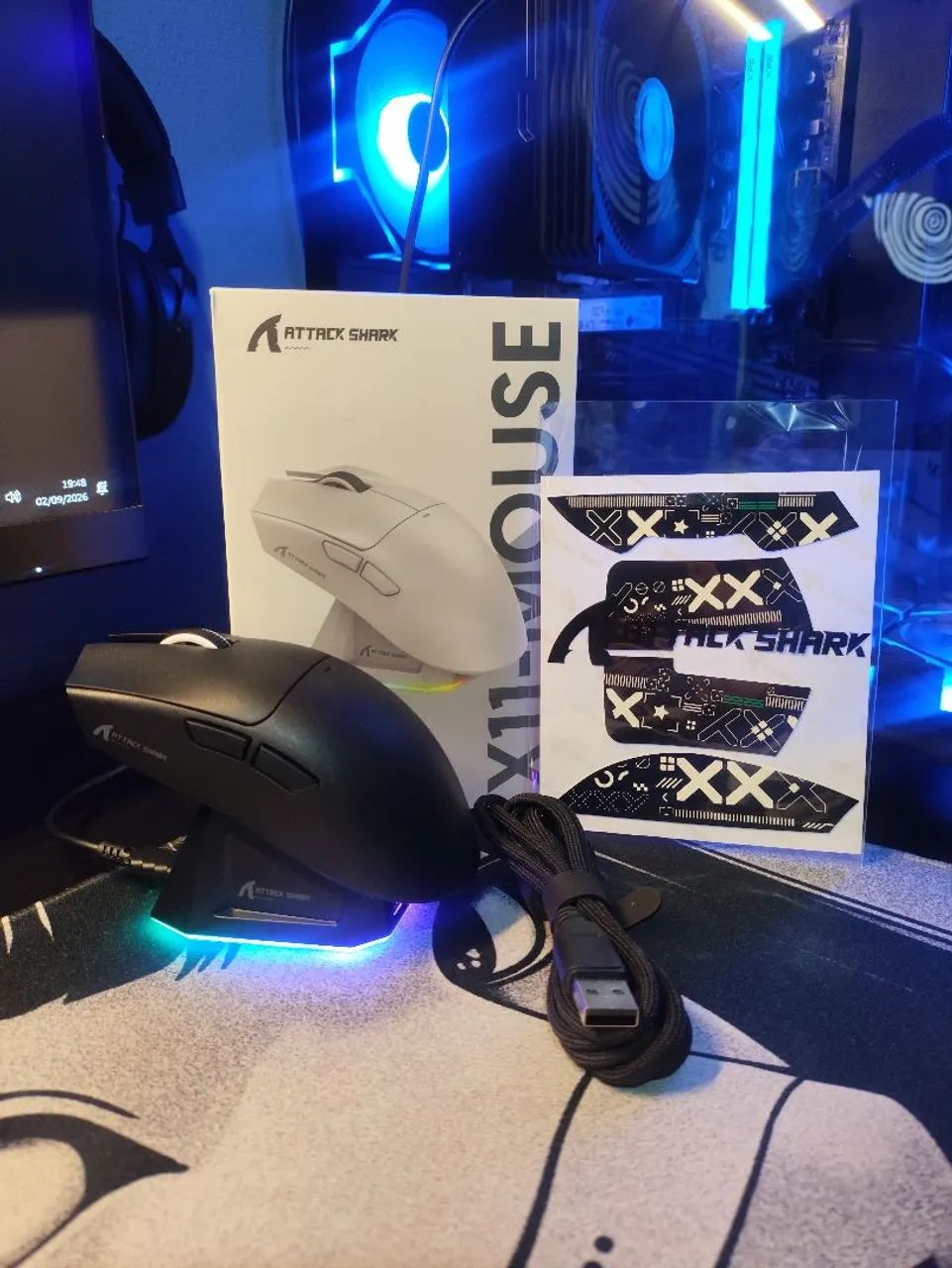 Mouse Attack Shark X11 - PAW3311 | 63g | Tri-Mode