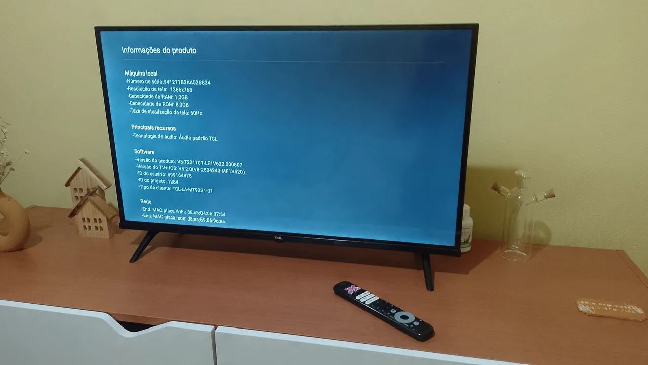 Smart TV - TCL 32 polegadas - perfeito estado - Foto 5