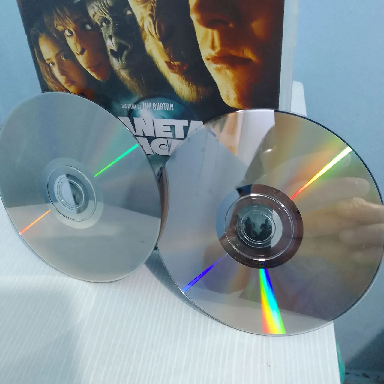 Dvd O Planeta Dos Macacos-Tim Burton-Duplo-Dublado-Perfeito - Foto 4