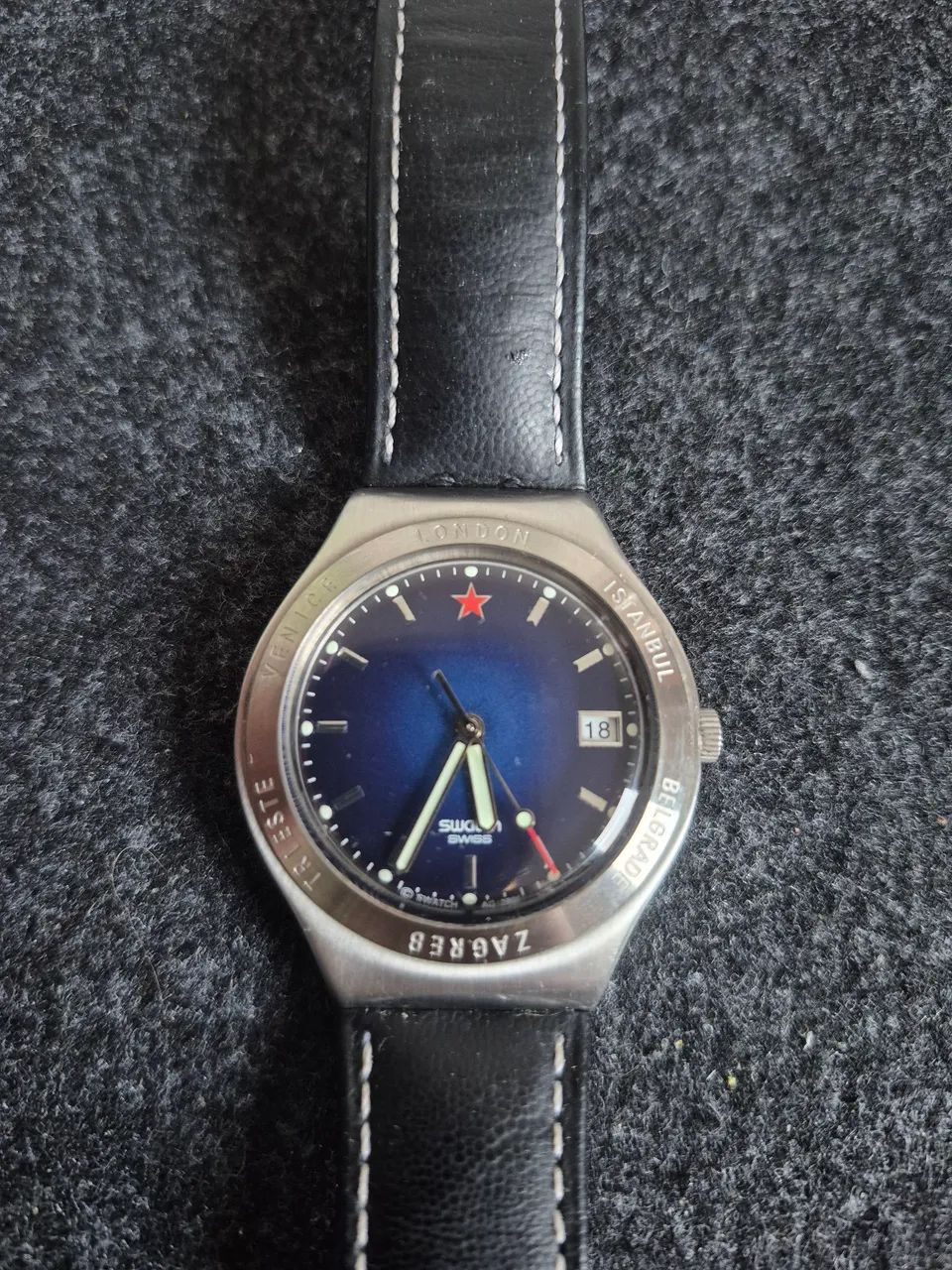 Relógio Swatch 007 contra a Rússia - Raro