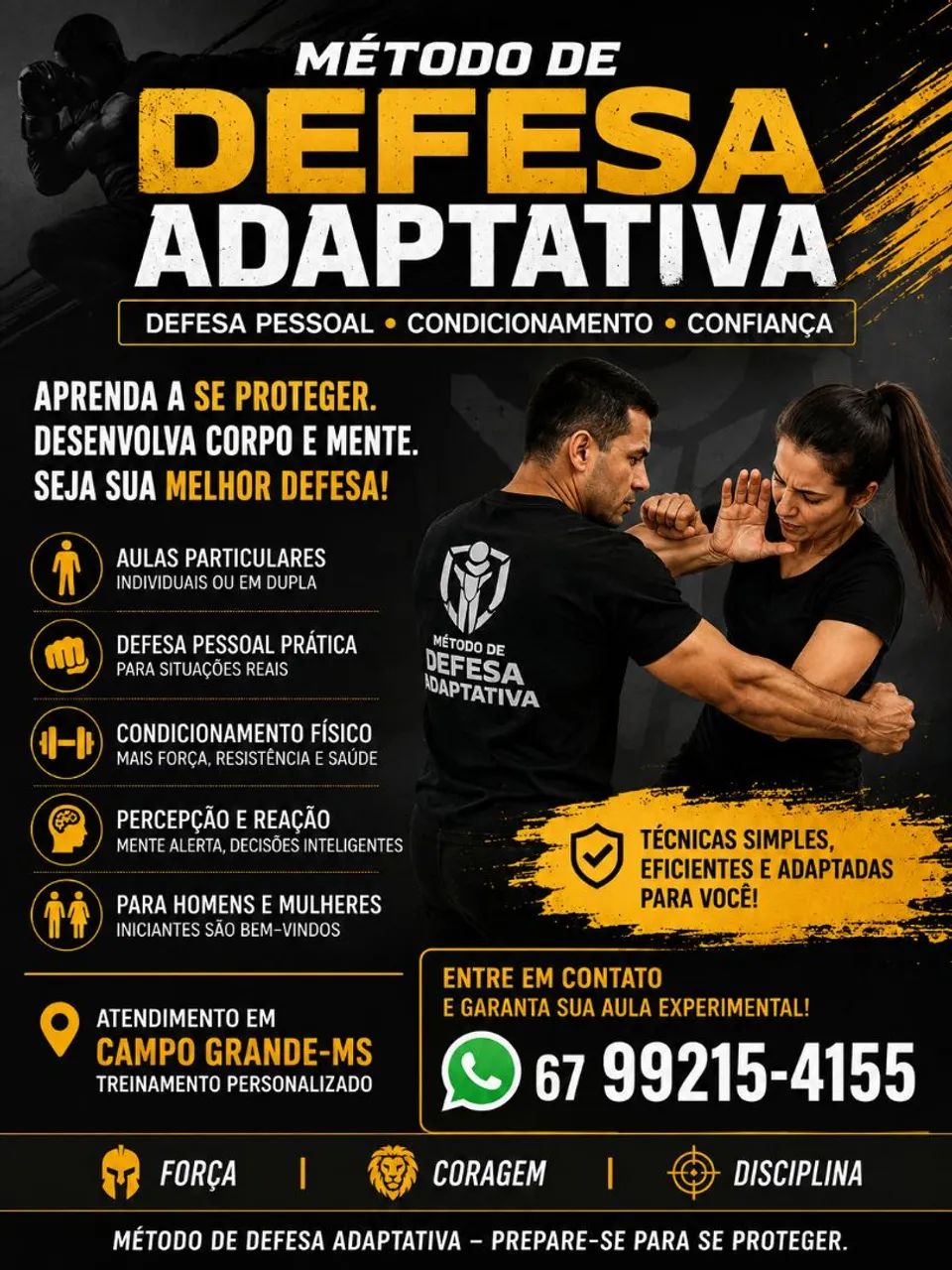 Método de defesa adaptativa 