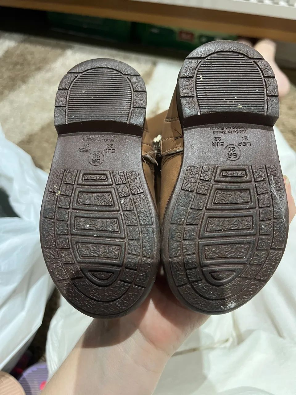 Bota bebê tricae marrom - Foto 6