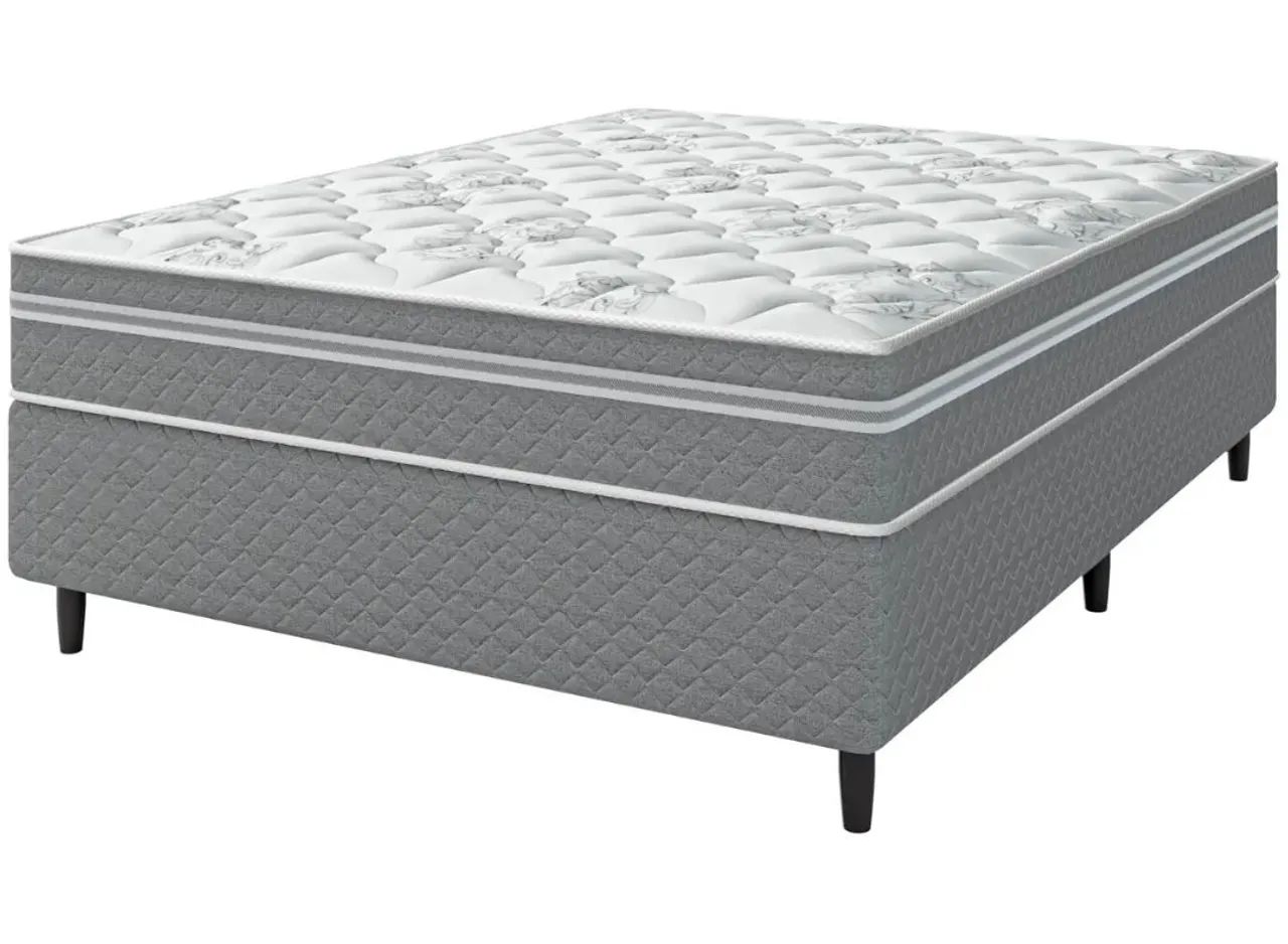Cama Box (Base + Colchão) Casal Umaflex - Foto 3