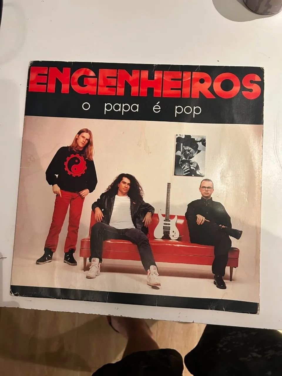 CAPA do vinil O papa é pop - Engenheiros do Hawaii
