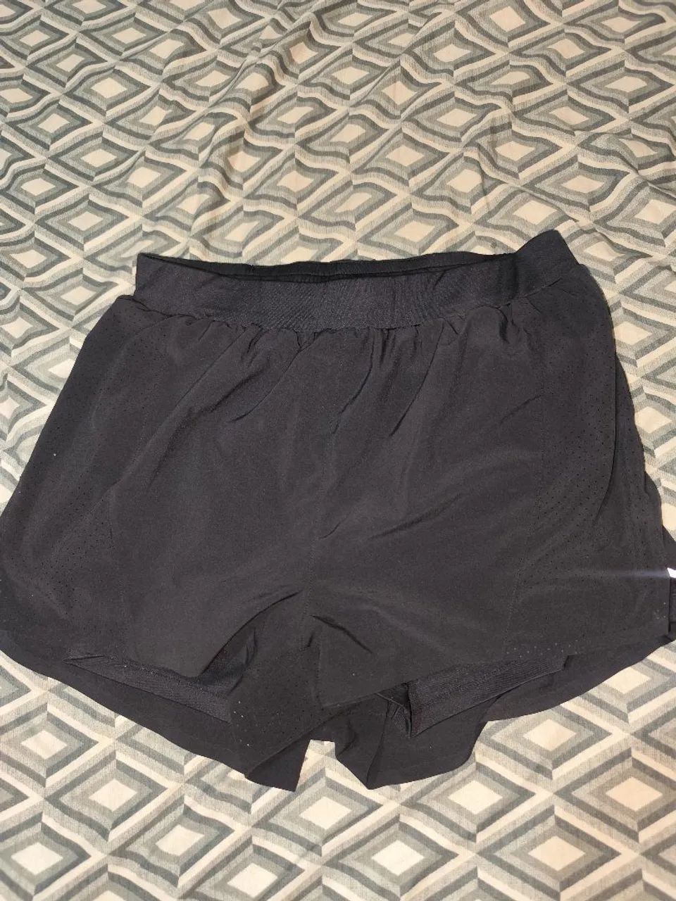 Short Live duplo com bolsos laterais - Foto 2