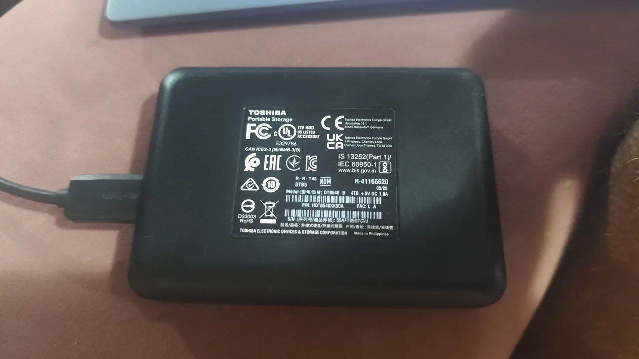 HD externo 4Tb
