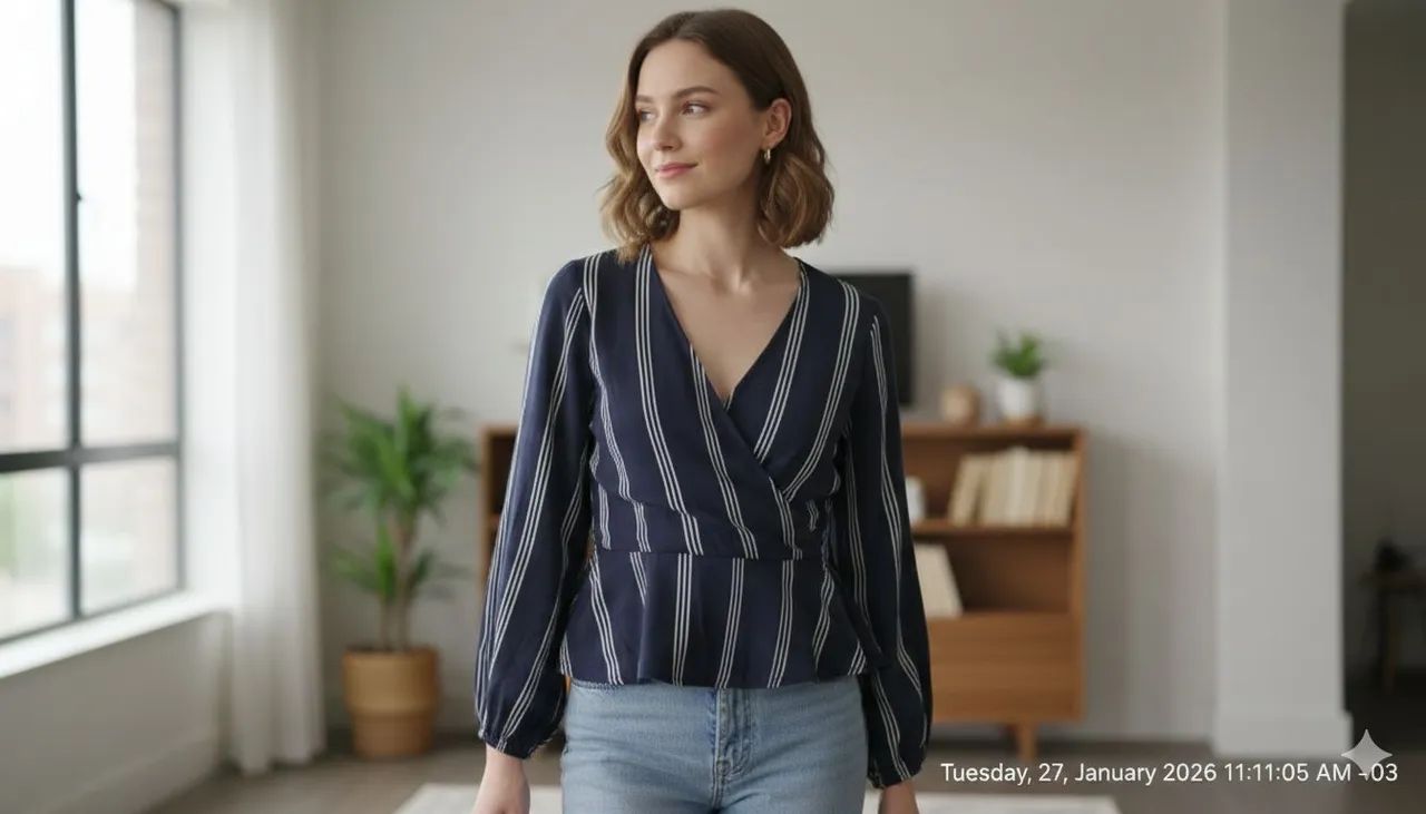 VIANDCO camisa VISCOSE TRANSPASSADA TAM M 
