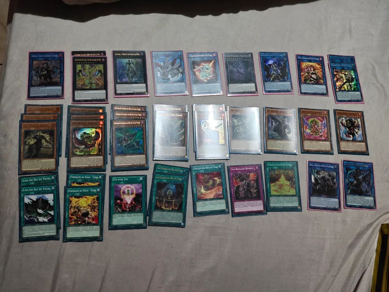 Deck yu gi oh! Fire king / tri brigade