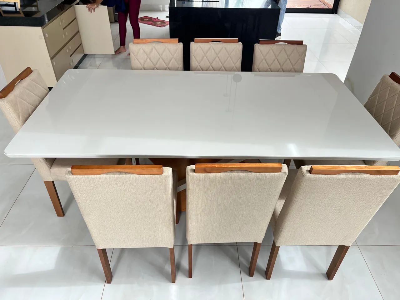 Mesa de jantar nova completa pronta entrega  - Foto 3