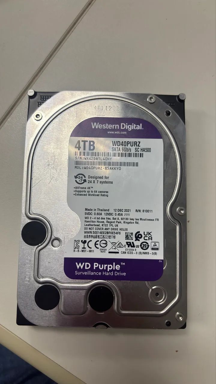 HD Interno Western Digital 4TB