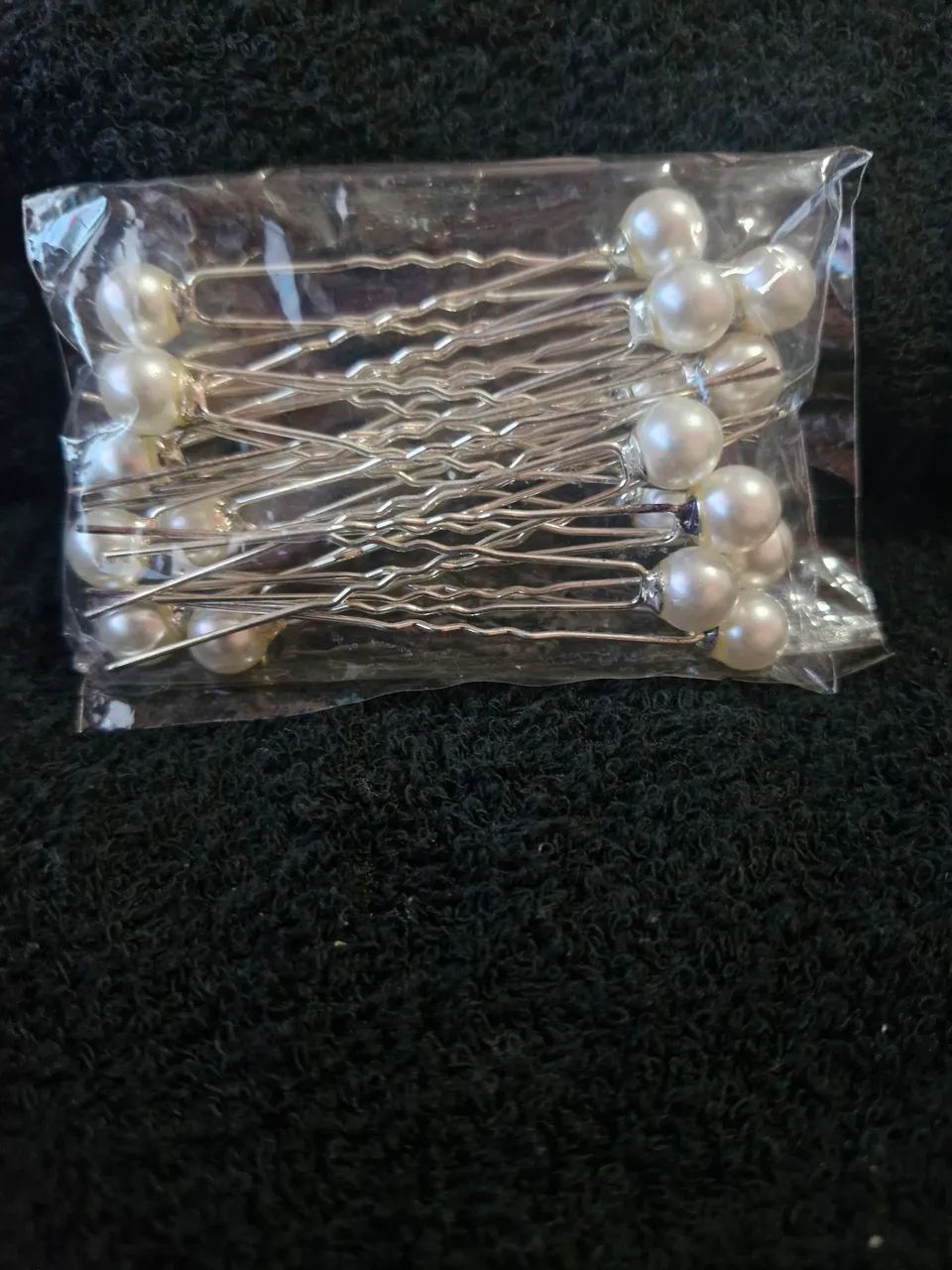 Grampo para cabelos ponto de luz pérola - Foto 2