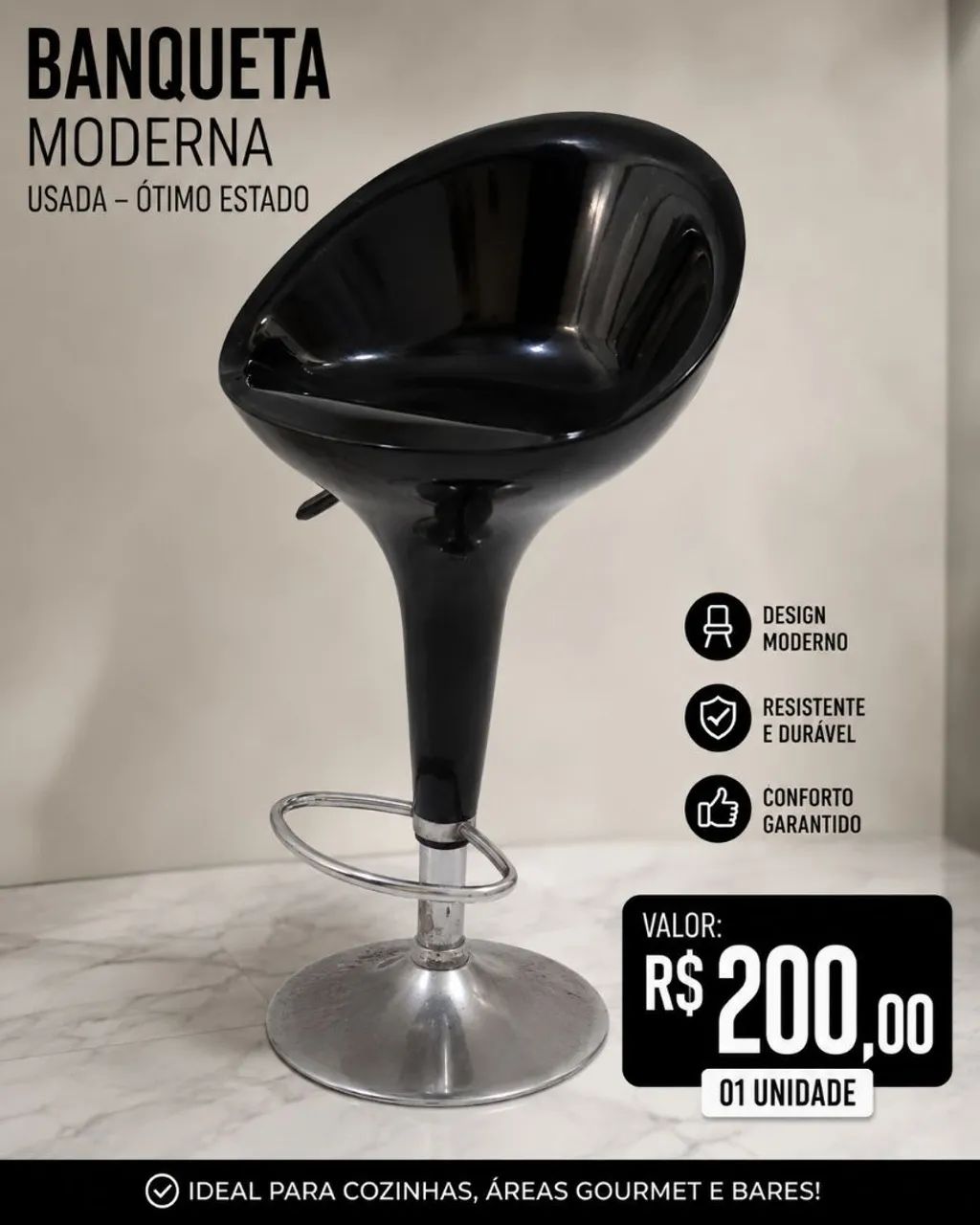 Banqueta Giratória 