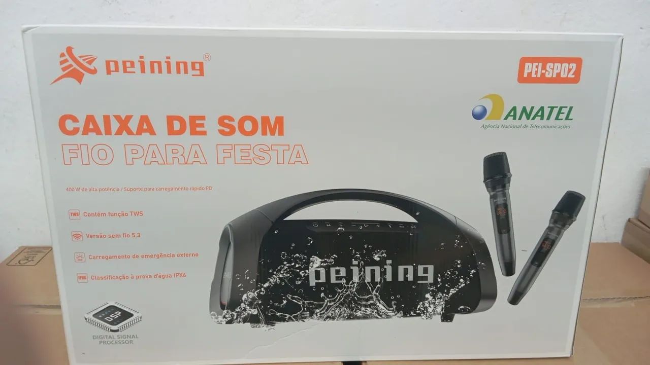 Caixa de som peining box grande  - Foto 3