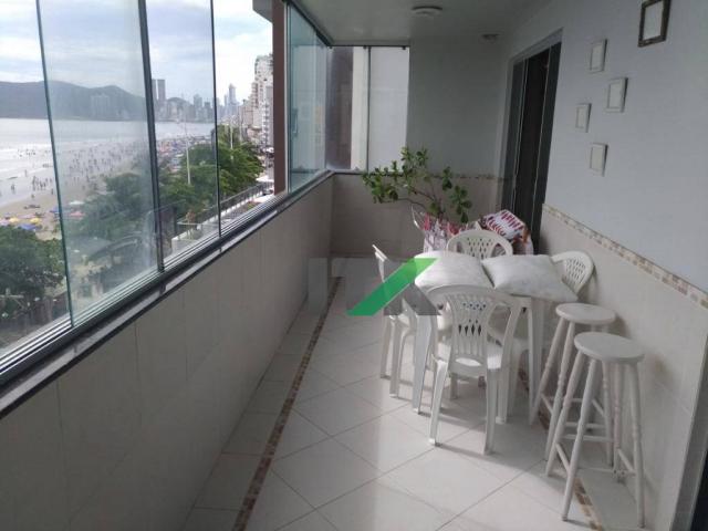 Apartamento frente mar 3 dormitórios + dependência à venda, 208 m² por r$ 1.600.000 - cent - Foto 9
