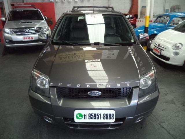 Ecosport Xlt 1.6 Gasolina 2004 Cinza Completo Couro Confira!