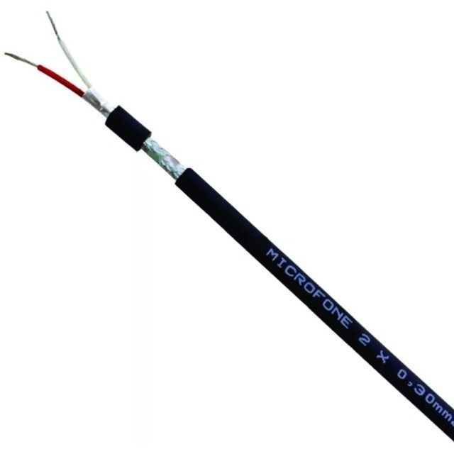 Cabo De Microfone Stereo 2 X 0,30mm² Fox Cabos Pro Pag.Em dinheiro o metro R$2,99