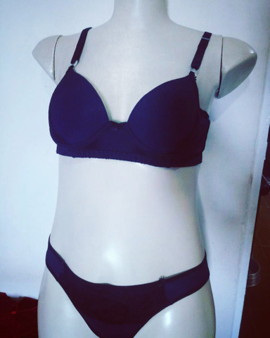 Conjunto preto reforçado
