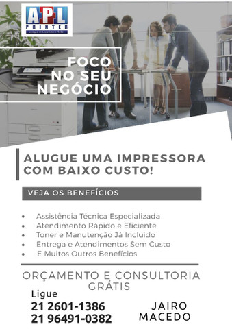 Aluguel de Copiadoras e Plotter melhor preço e qualidade - Foto 2