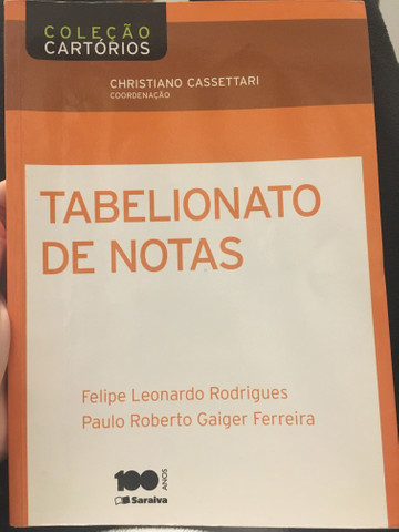 Livro Tabelionato de Notas