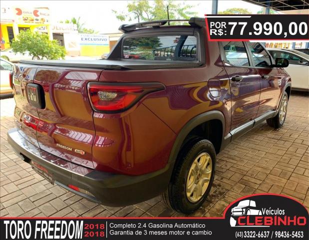 FIAT TORO 2.4 16V MULTIAIR FLEX FREEDOM AUTOMÁTICO - Foto 6