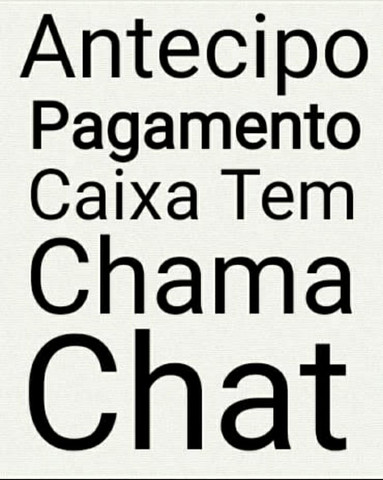 Antecipo seu Pagamento no Caixa Tem Chama no Chat para Maiores Informações