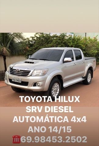 TOYOTA HILUX SRV DIESEL AUTOMÁTICA Ano 14/15 - Foto 10