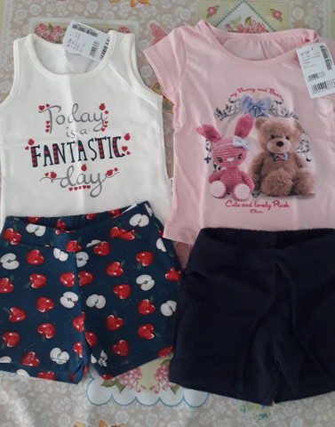 Kit com 2 conjuntos NOVOS!