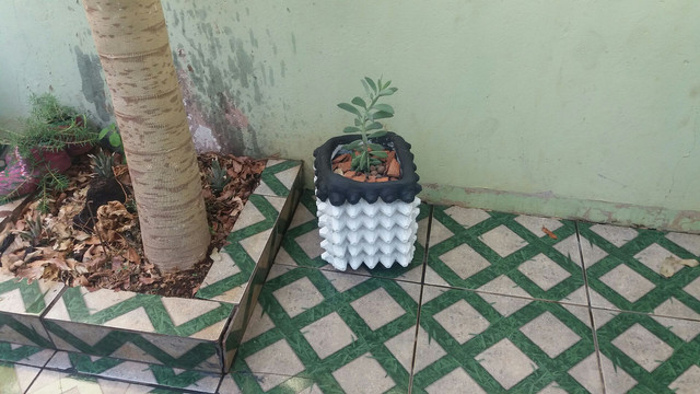 Fruteiras e vasos de plantas artesanal - Foto 3