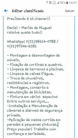 Marido de Aluguel ou Quebra Galho