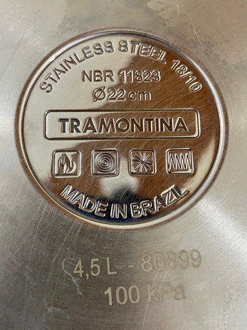 Panela de pressão Tramontina Solar 4,5L - Foto 3